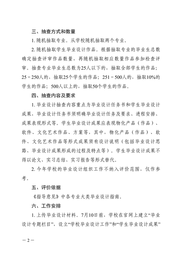 关于开展2022年度高职高专院校学生毕业设计抽查的通知_01