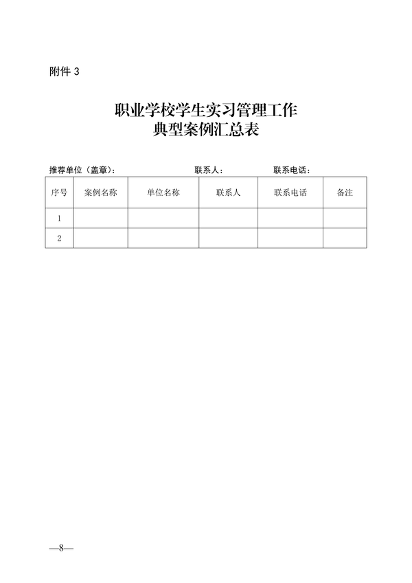 关于开展2022年湖南省学生实习管理工作典型案例征集工作的通知_07 关于开展2022年湖南省学生实习管理工作典型案例征集工作的通知_07